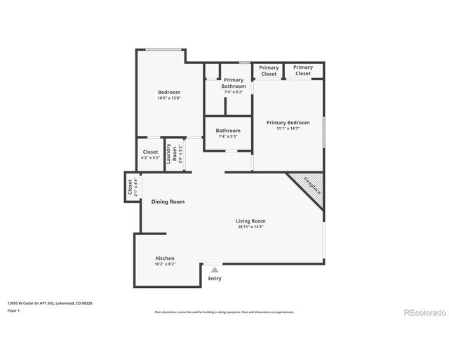 13095 W Cedar Dr 302, Lakewood, CO 80228