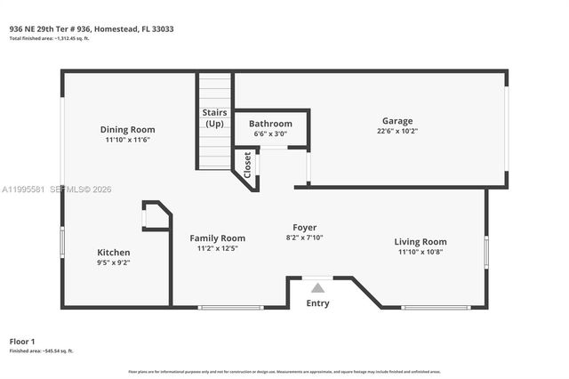 936 NE 29th Ter, Homestead, FL 33033