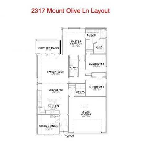 2317 Mount Olive Lane, Forney, TX 75126