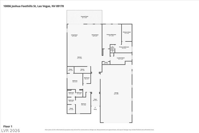 10006 Joshua Foothills Street, Las Vegas, NV 89178