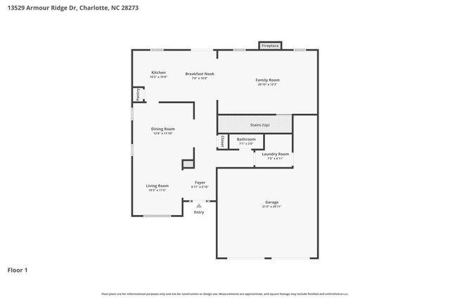 13529 Armour Ridge Drive, Charlotte, NC 28273