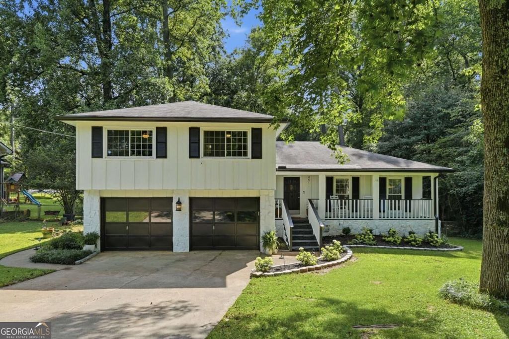 451 Little John Drive NW, Lilburn, GA 30047 — exterior