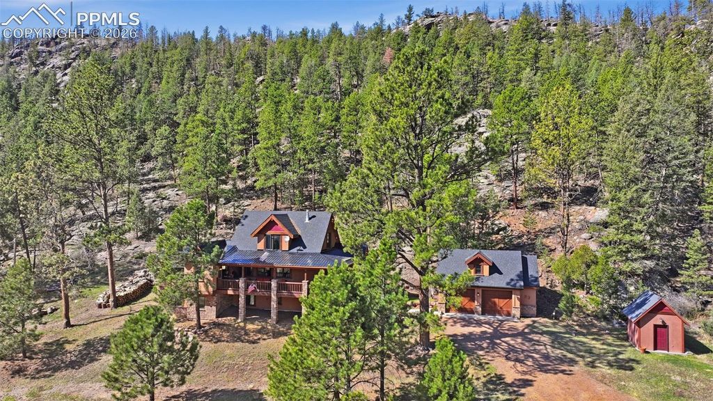 89 Ranch View Road, Florissant, CO 80816 — exterior