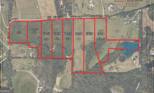 LOT 8 Mask Road - Hanner's Farm South, Brooks, GA 30205