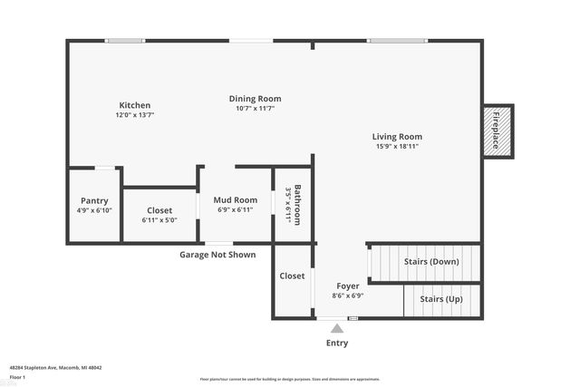 48284 Stapleton Avenue, Macomb, MI 48042