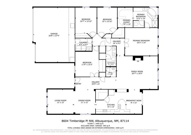 8604 TIMBERIDGE Place NW, Albuquerque, NM 87114