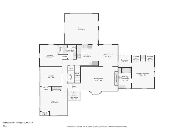 114 Fairview Dr, Mount Pleasant, TN 38474