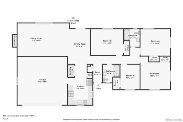 3179 S University Boulevard, Englewood, CO 80113