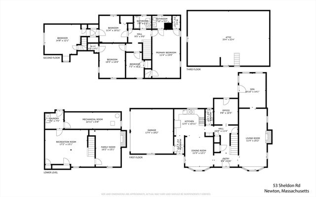 53 Sheldon Road, Newton, MA 02459