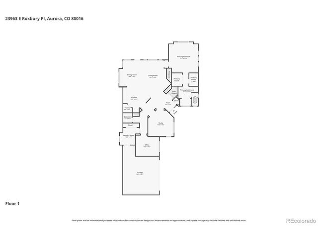 23963 E Roxbury Pl, Aurora, CO 80016