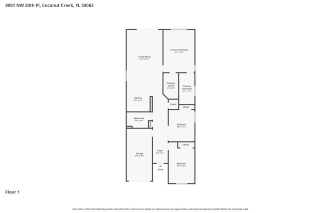 4801 NW 20TH Place, Coconut Creek, FL 33063