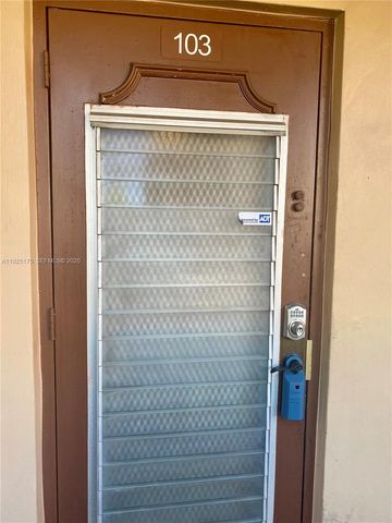 9261 Sunrise Lakes Blvd 103, Sunrise, FL 33322