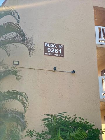 9261 Sunrise Lakes Blvd 103, Sunrise, FL 33322