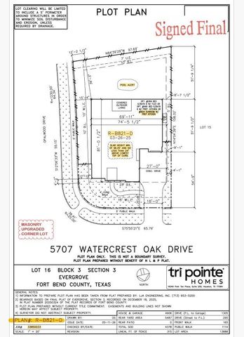 5707 Watercrest Oak Drive, Richmond, TX 77406