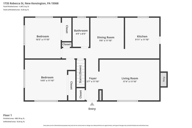 1735 Rebecca St, New Kensington, PA 15068