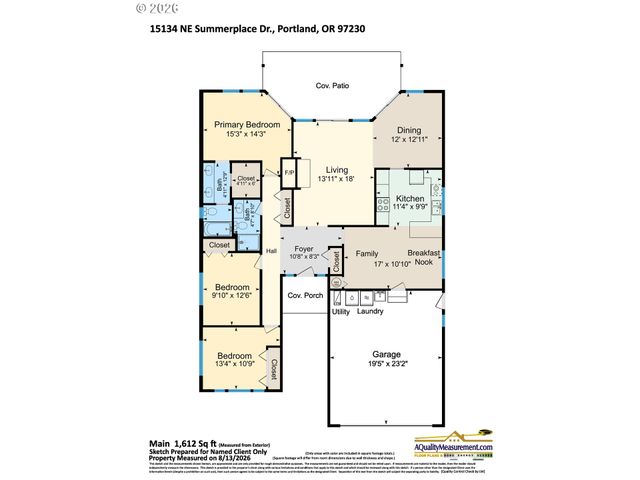 15134 Ne SUMMERPLACE Dr, Portland, OR 97230