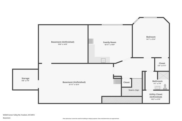 W3549 CENTER VALLEY ROAD, Appleton, WI 54913