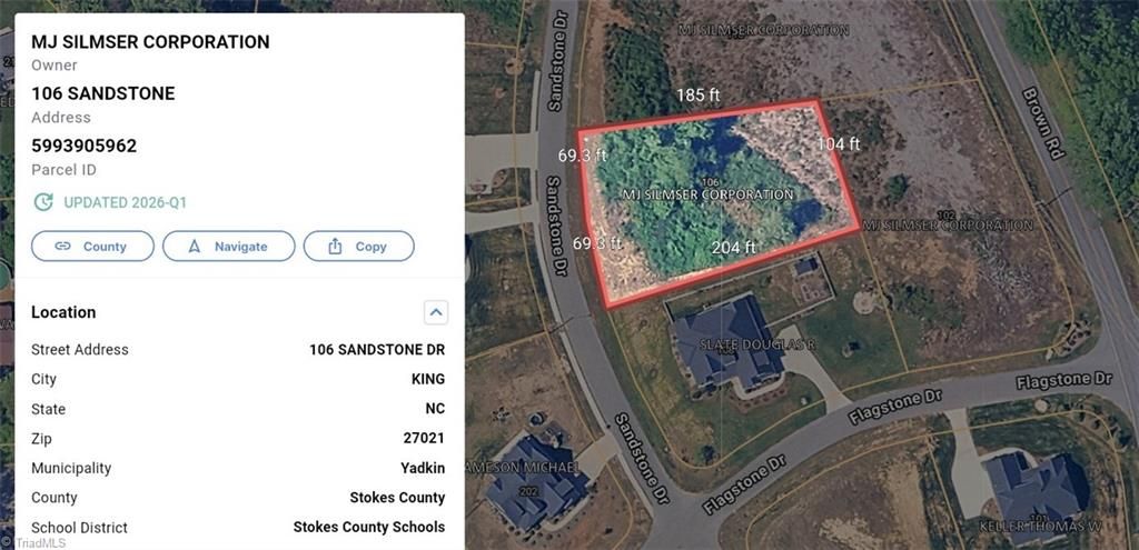106 Sandstone Drive, King, NC 27021