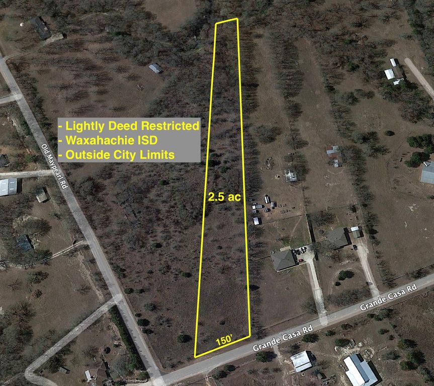2.5 acres Grande Casa Road, Waxahachie, TX 75167