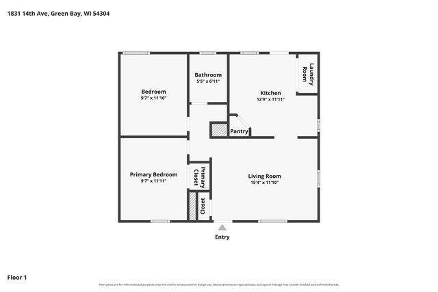 1831 14TH AVENUE, Green Bay, WI 54304