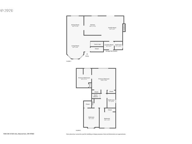 1593 Sw 213TH Ave, Beaverton, OR 97003