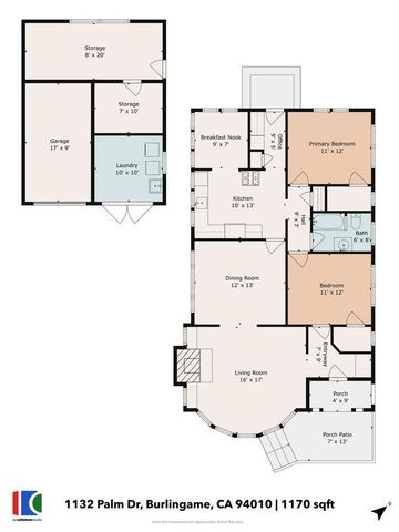 1132 Palm Drive, Burlingame, CA 94010