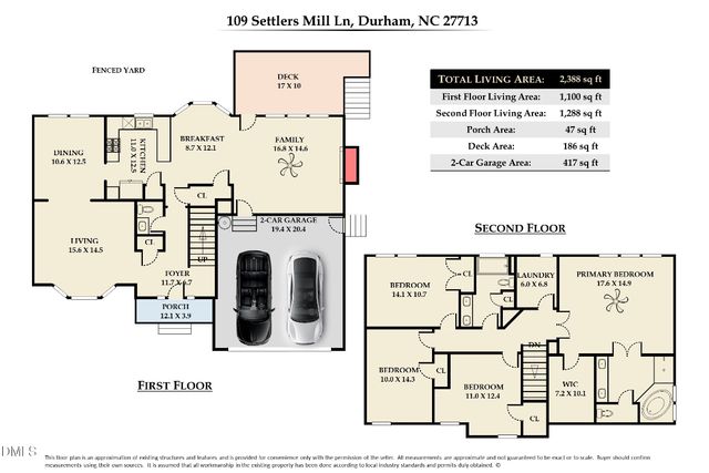 109 Settlers Mill Lane, Durham, NC 27713
