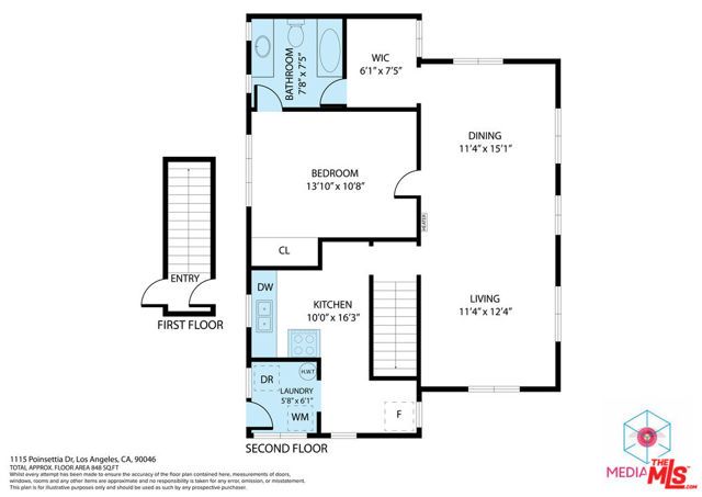 1113 Poinsettia Drive, West Hollywood, CA 90046