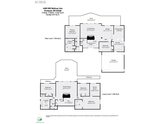 4480 Nw MALHUER Ave, Portland, OR 97229