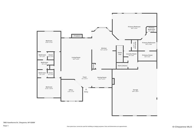 7805 HAWTHORNE DR, Cheyenne, WY 82009