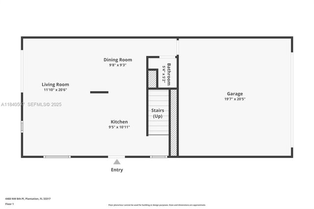 4460 NW 8th Place, Plantation, FL 33317