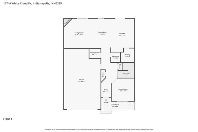 11749 White Cloud Drive, Indianapolis, IN 46235