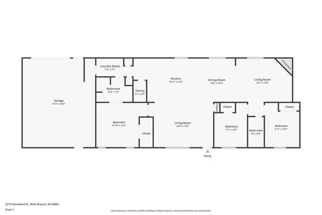 2273 Woodland Drive, West Branch Twp, MI 48661