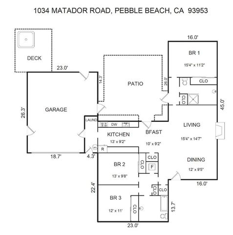 1034 Matador Road, Pebble Beach, CA 93953