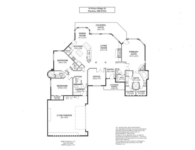 10 PINON RIDGE DR, Placitas, NM 87043