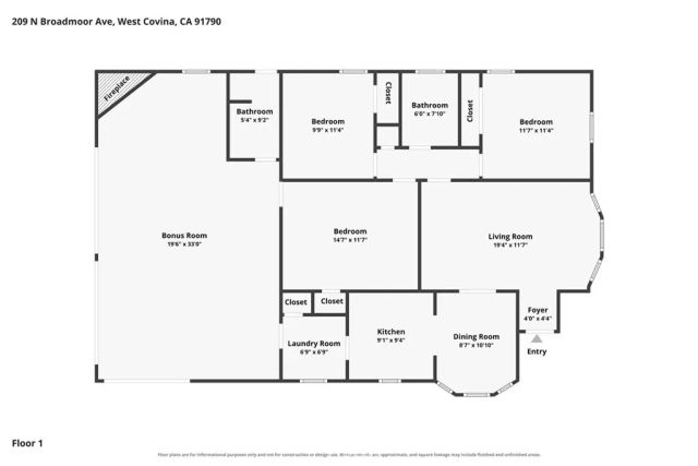 209 N Broadmoor, West Covina, CA 91790