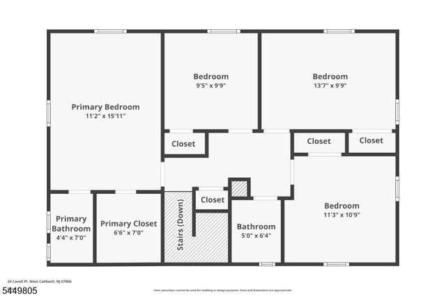 34 Cavell Place, West Caldwell Twp., NJ 07006