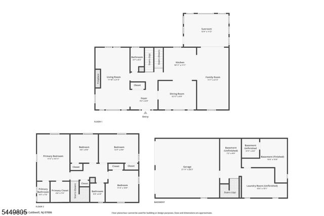 34 Cavell Place, West Caldwell Twp., NJ 07006
