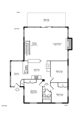 11159 W Perch Lake Drive W, Cement City, MI 49233