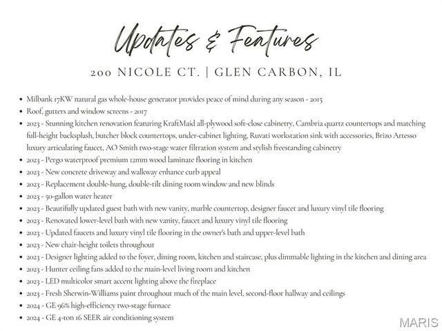 200 Nicole Court, Glen Carbon, IL 62034