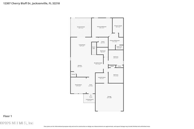 12307 CHERRY BLUFF Drive, Jacksonville, FL 32218