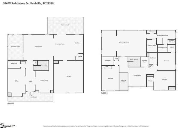 536 W Saddletree Drive, Reidville, SC 29388
