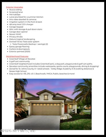 180 TAYLOR RIDGE Avenue, Ponte Vedra, FL 32081