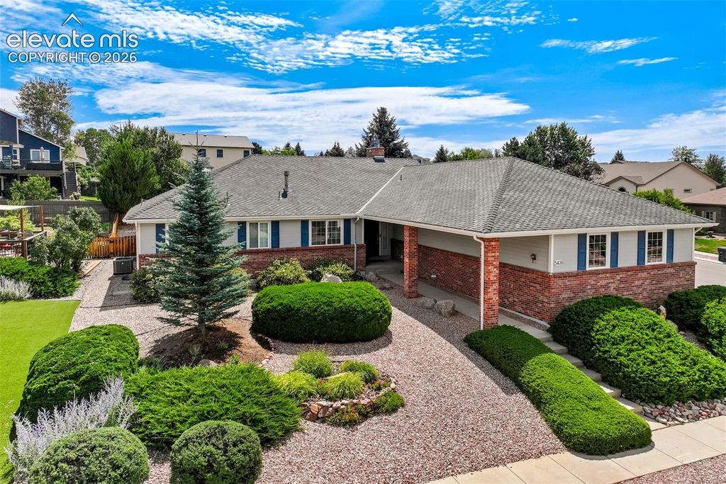 5435 Saddle Rock Road, Colorado Springs, CO 80918 — exterior