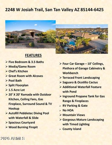 2248 W Josiah Trail, San Tan Valley, AZ 85144