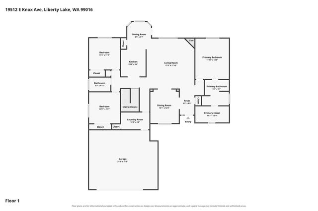19512 E Knox Ave, Liberty Lake, WA 99016