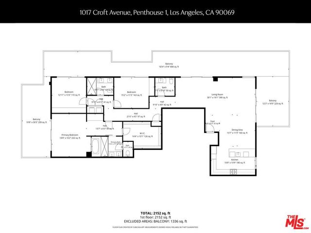 1017 N N Croft PH01, Los Angeles, CA 90069