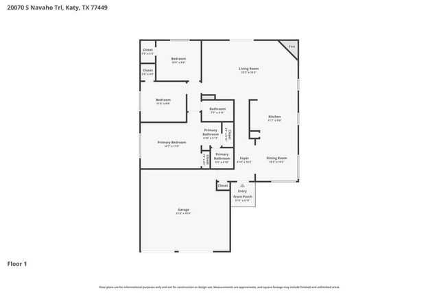 20070 N Navaho Trail, Katy, TX 77449