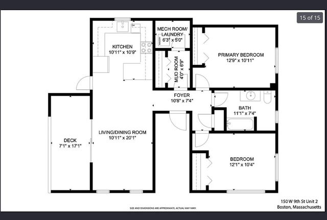 150 W 9th 2, Boston, MA 02127