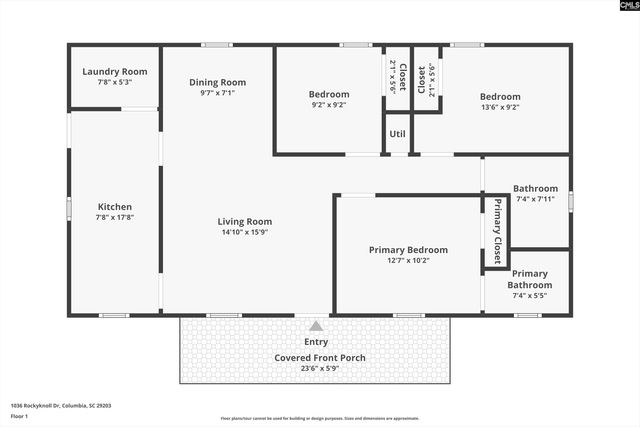 1036 Rockyknoll Drive, Columbia, SC 29203